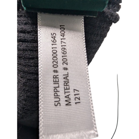 Lauren Ralph Lauren Black Ribbed Knit Flutter Sleeve Sheath Dress - Petite Large - Picture 7 of 7